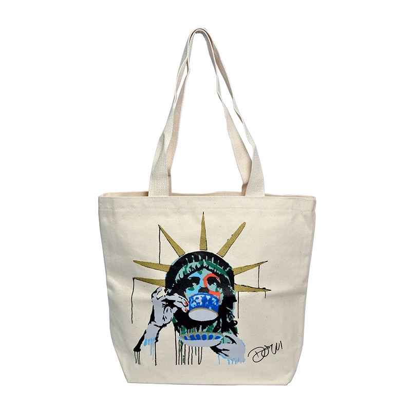 Recycled Canvas Open Tote Bag 3
