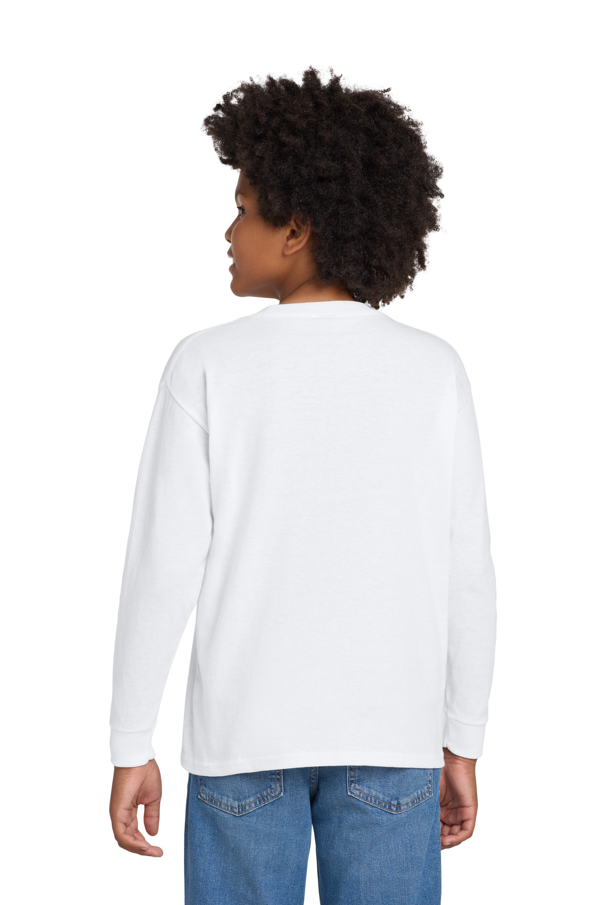 Gildan Youth Heavy Cotton 100% Cotton Long Sleeve T-Shirt. 5400B 104