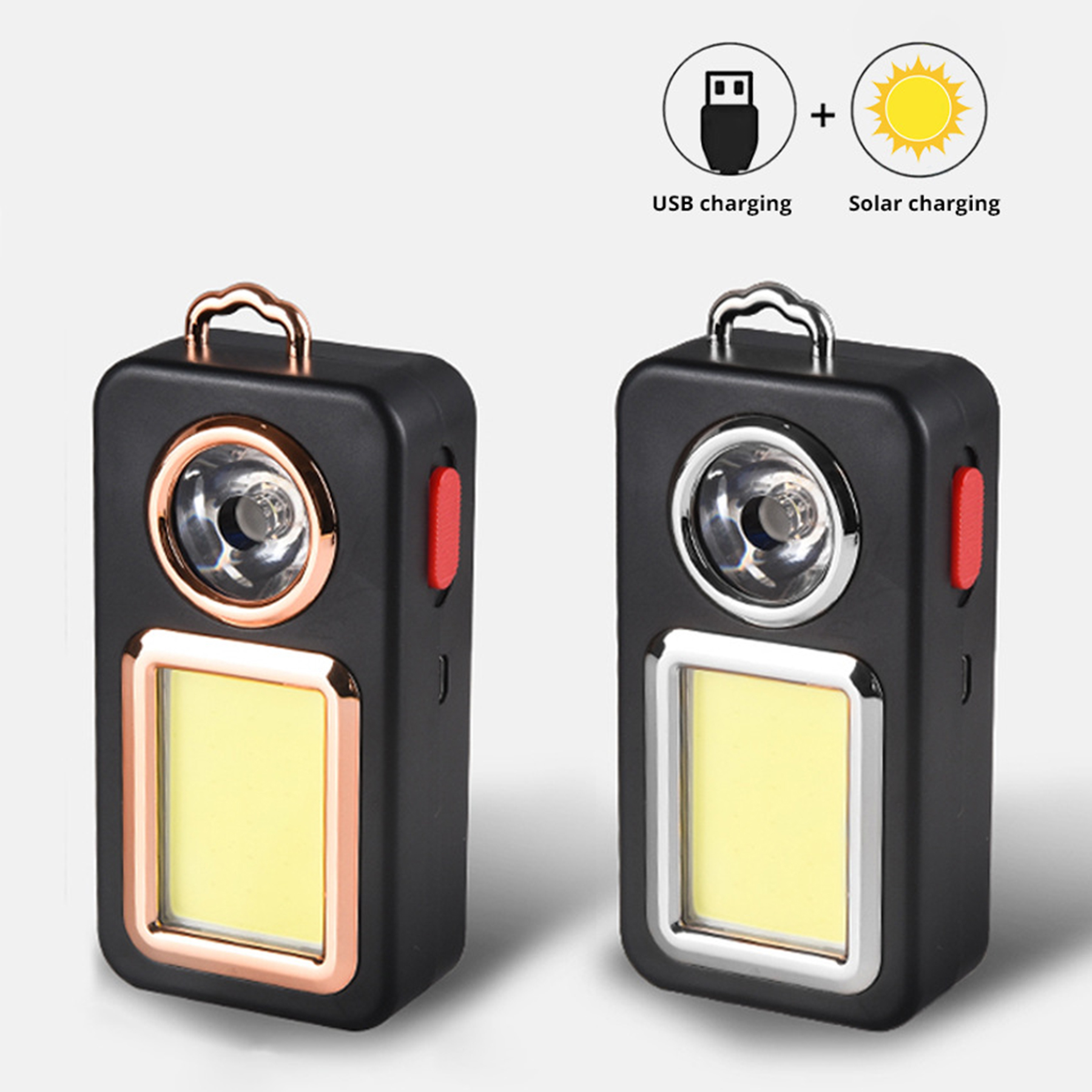 Powerful Rechargeable Solar Powered COB LED Light 2