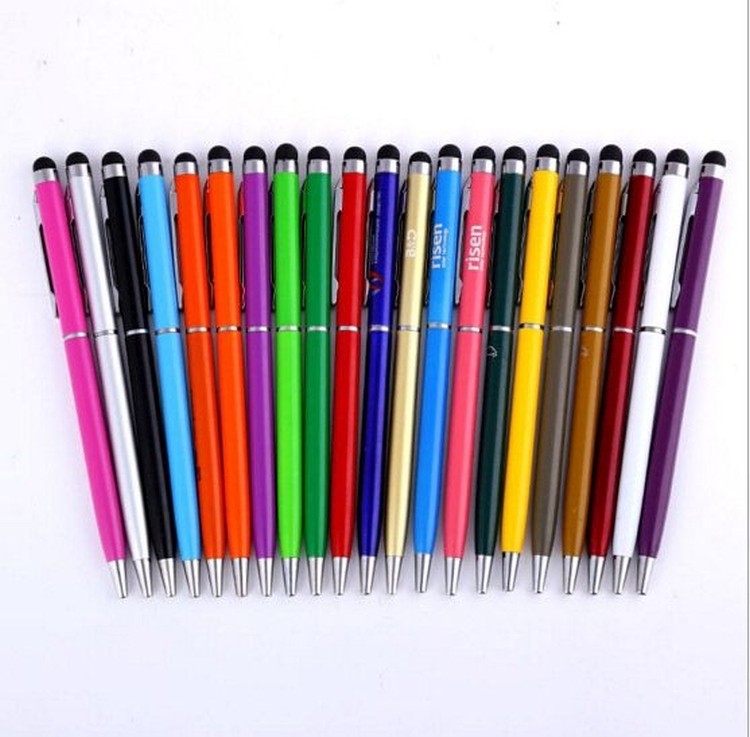 Multi Color Metal Pen With Stylus 2