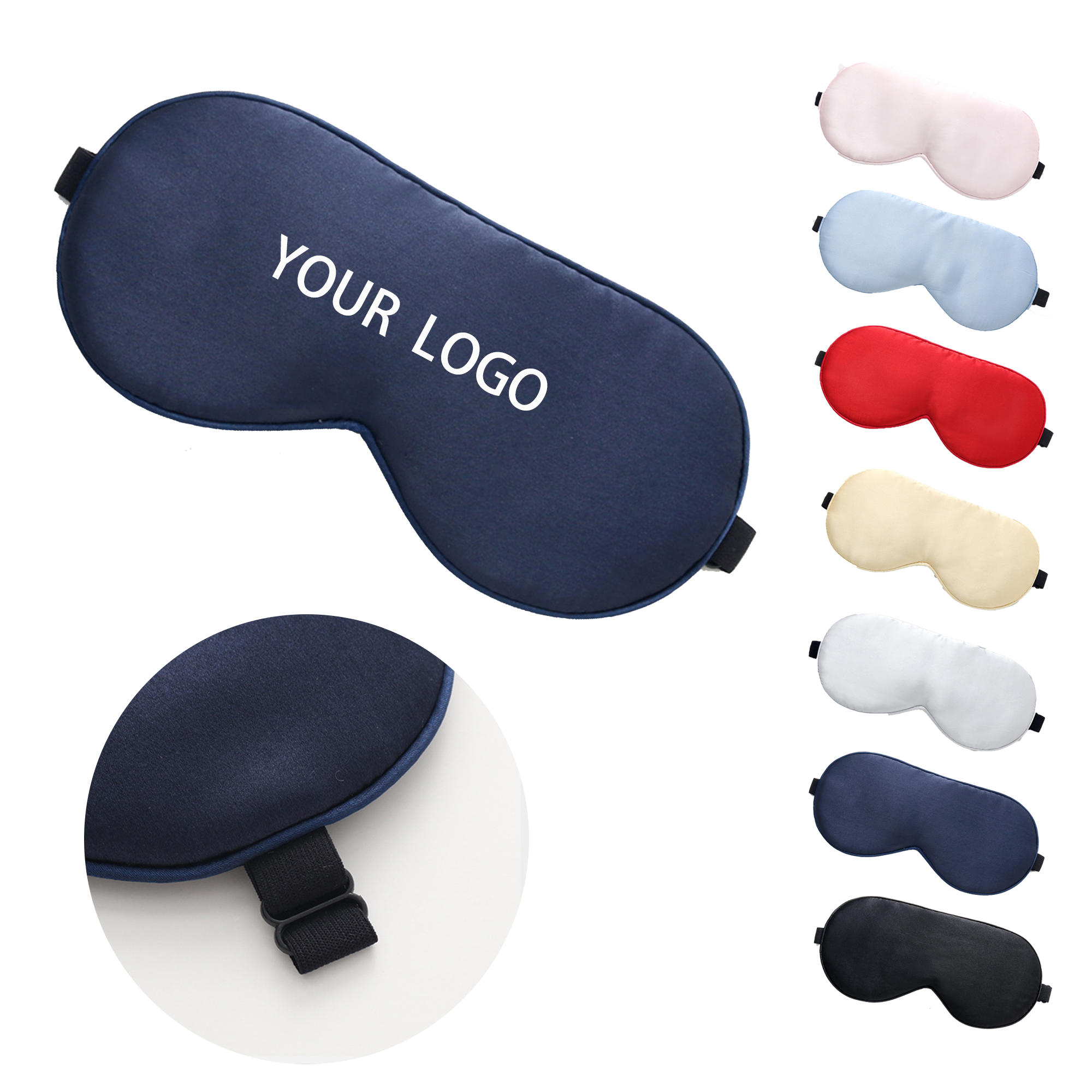 MOQ:10pcs Pure Silk Sleep Eye Cover 1