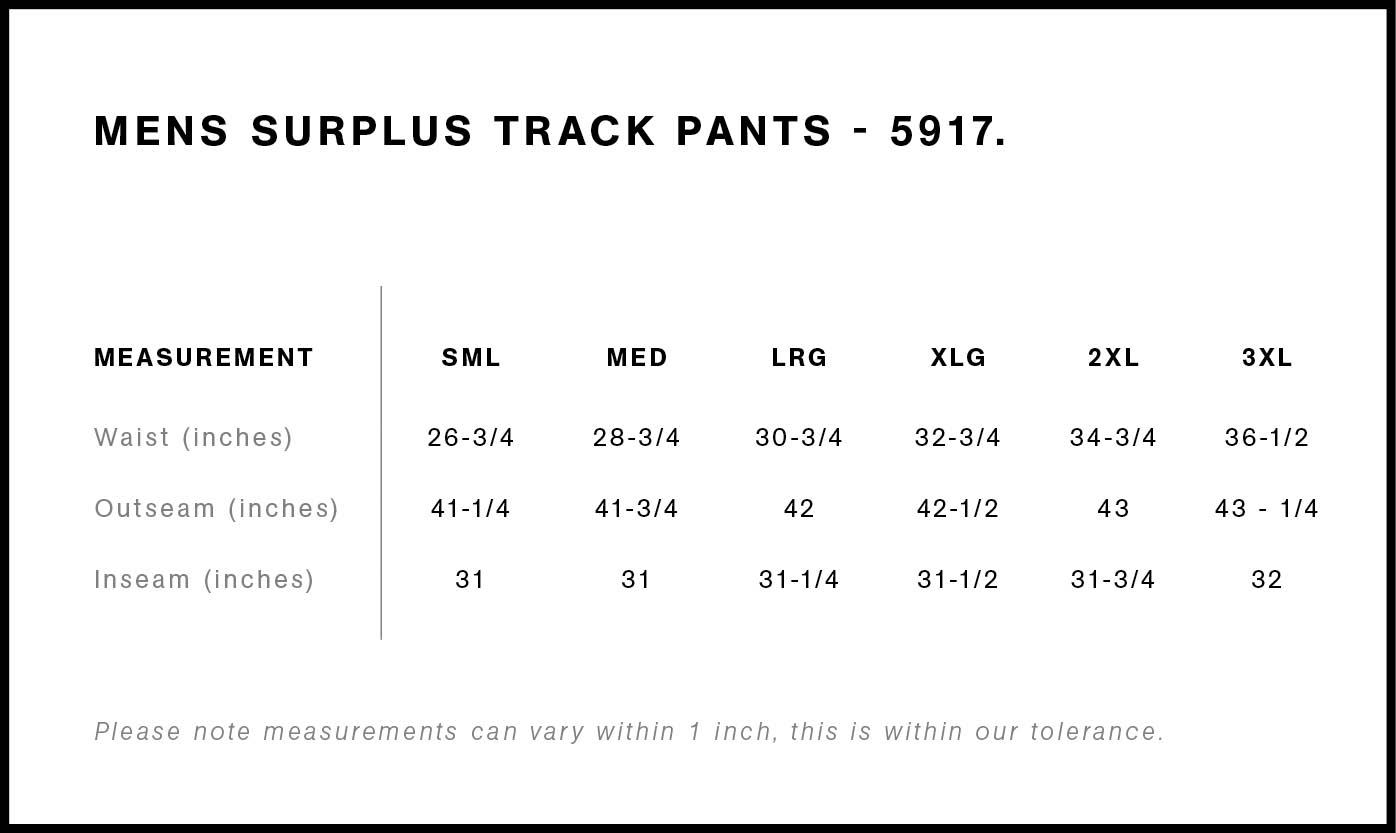 Surplus Track Pants | 5917S 3
