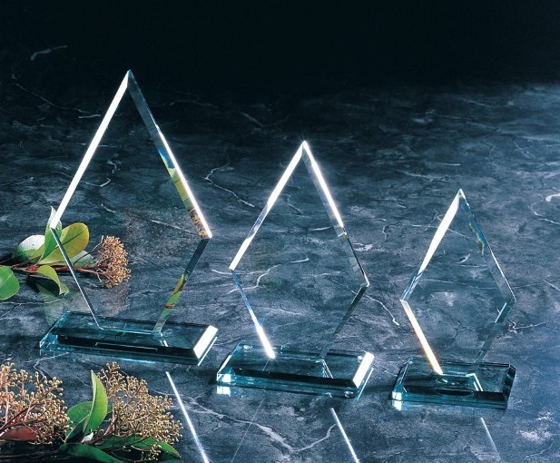 Designer Crystal Clipped Diamond Award 2