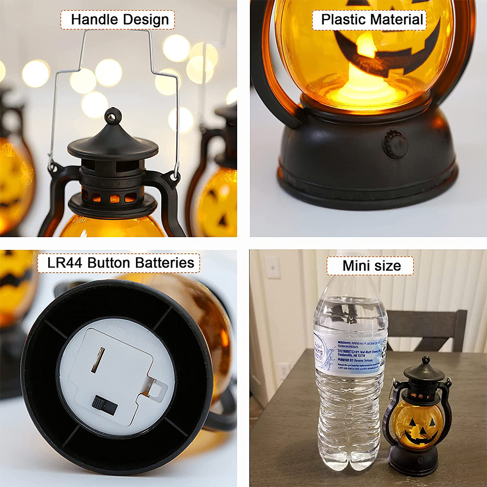 Halloween LED Pumpkin Lantern Party Decorations 6