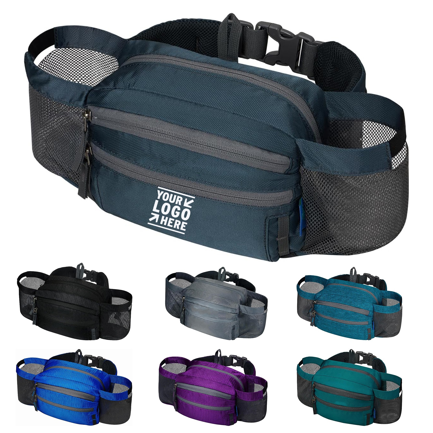 Lumbar Belt With Two Water Bottle Holders 2