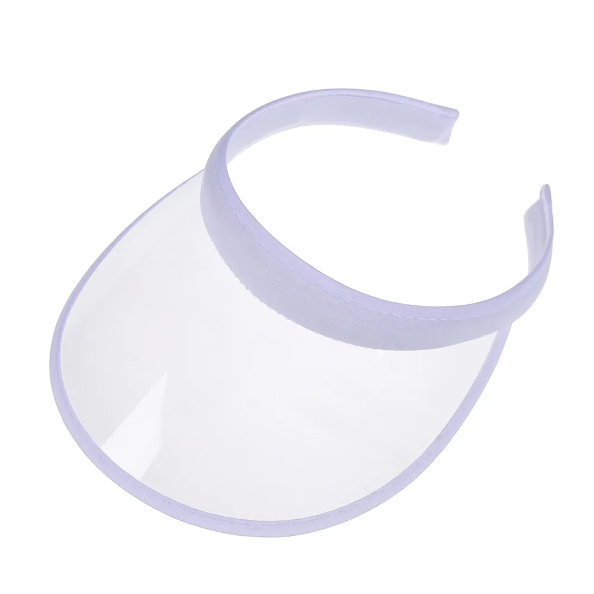 Clear PVC Visor With Wide Brim For Sun Protection 8