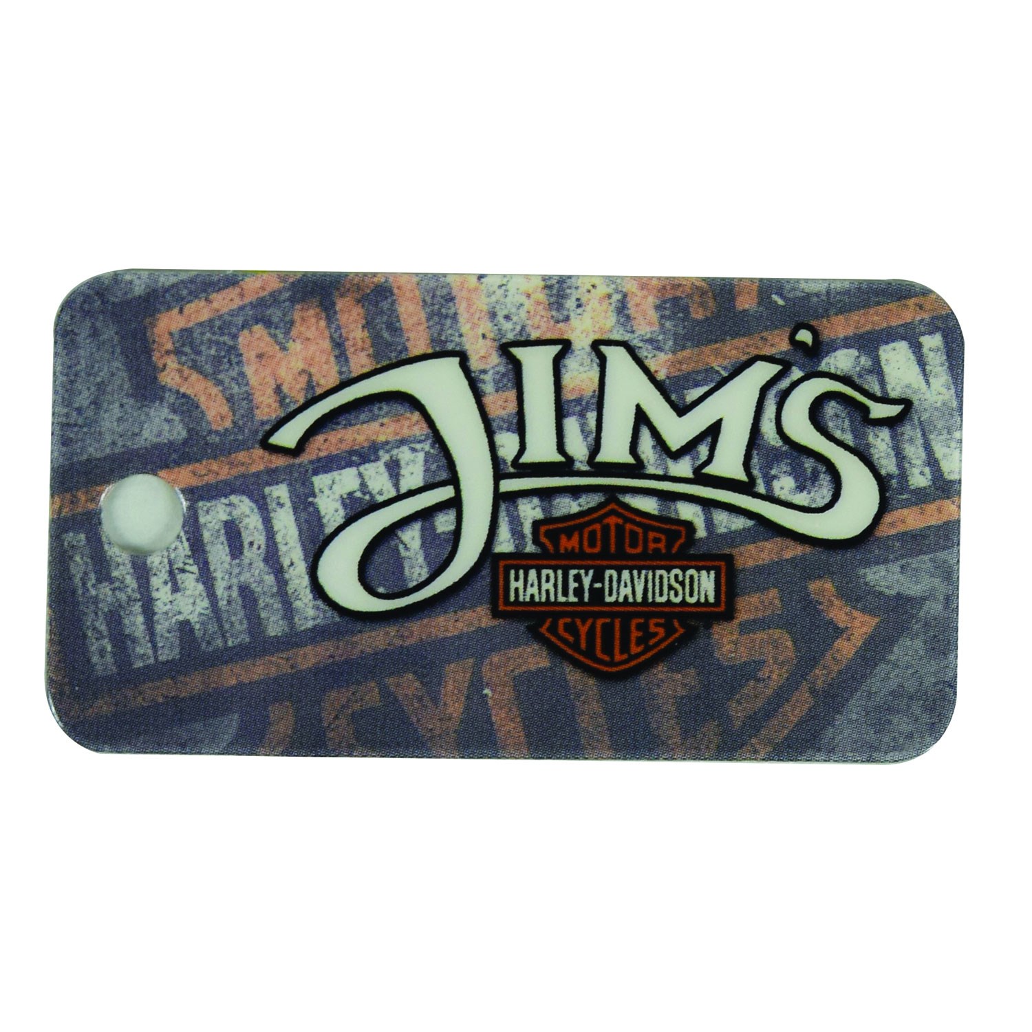 2 1/8"W x 1 1/8"H Mini Key Tag 1