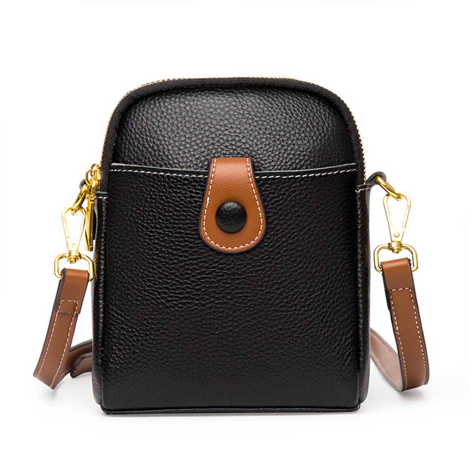 Genuine Leather Small Crossbody Cell Phone for Women Purses 2