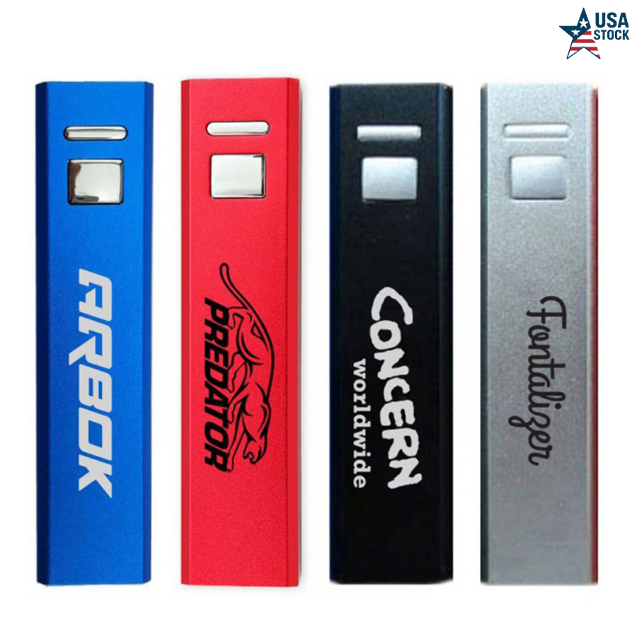 PhoneSavior Metal USB Power Bank 2200mAh W/LED Power Level Indicator 2