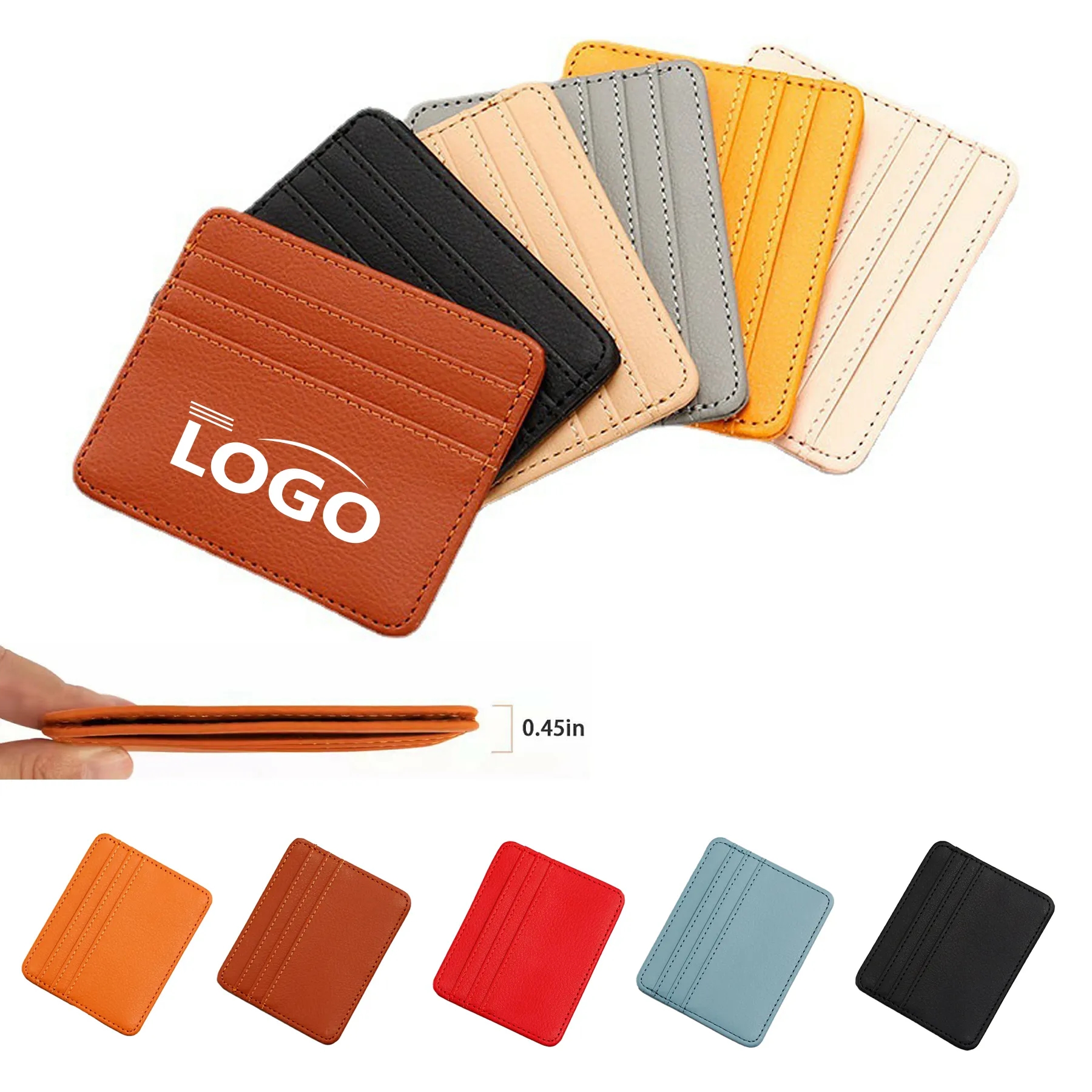 Unisex Slim Blocking Card Holder Wallet 6