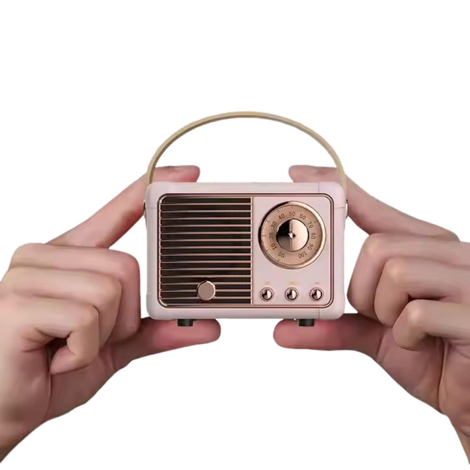 Classic Retro Stereo Wireless Bluetooth Speaker 4