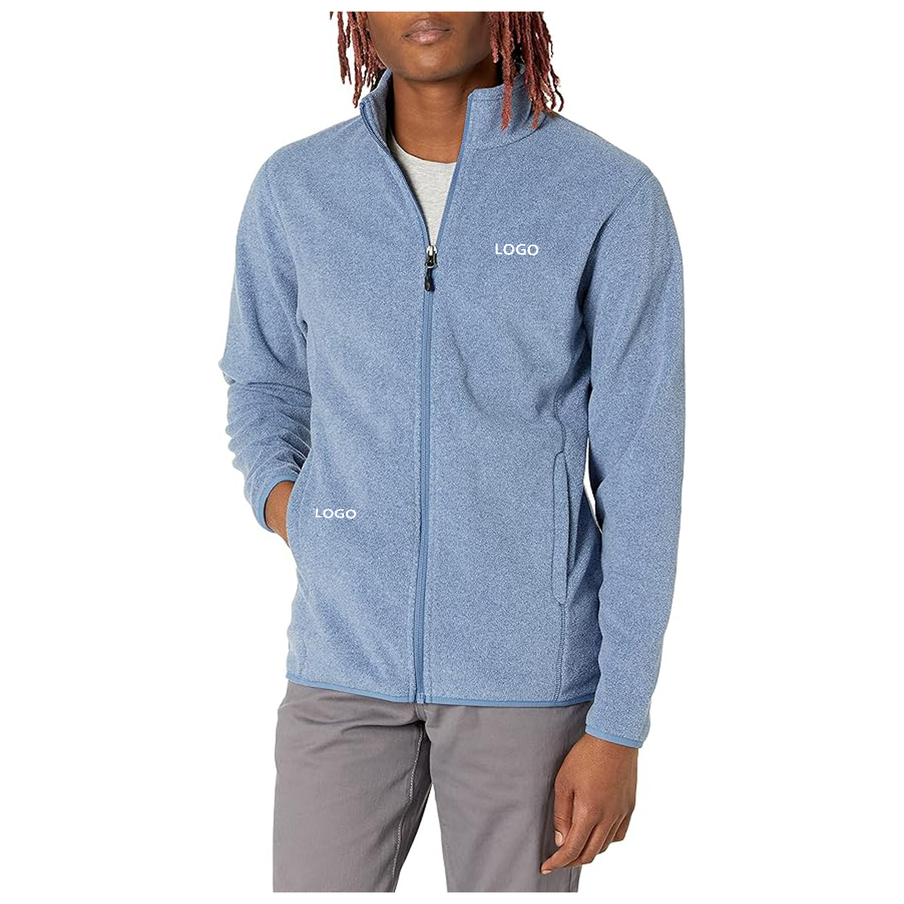 Men's Full Zip Fleece Jacket 10