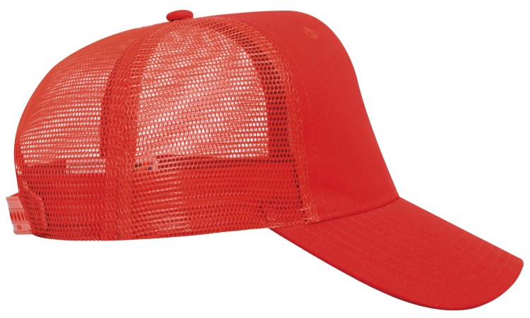 OTTO CAP® 6 Panel Mid Profile Mesh Back Trucker Hat 15