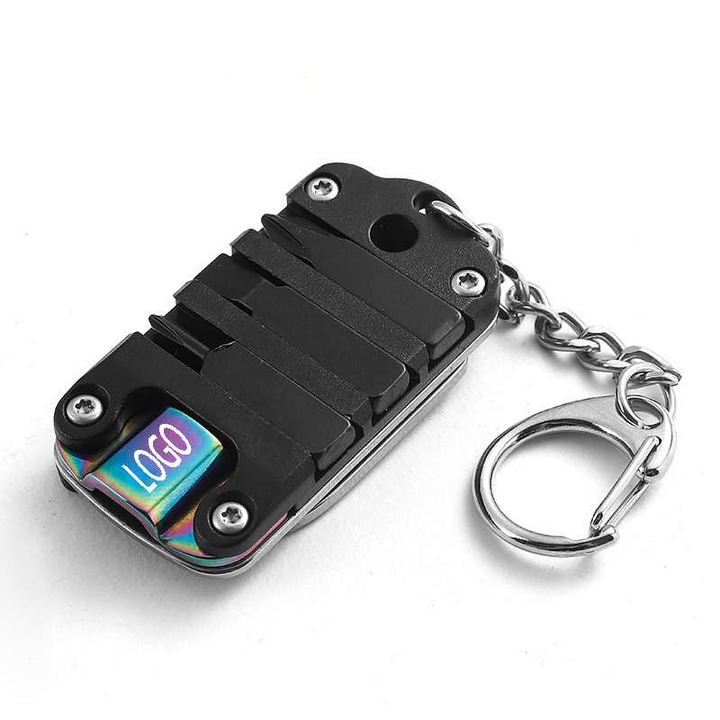 Rectangle Folding Pocket Keychain Knife 7
