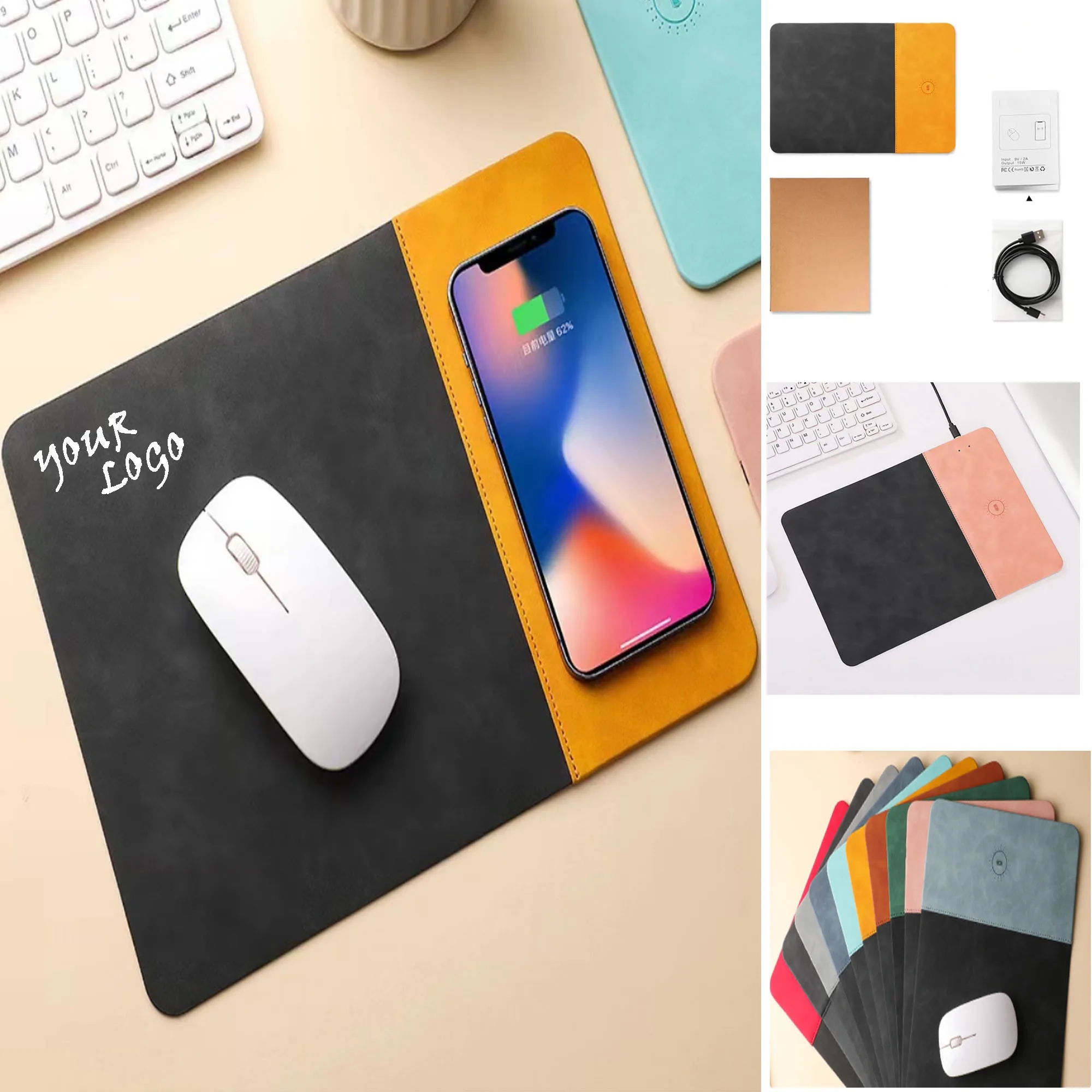 15W Fast Charging Wireless Mouse Pad 2