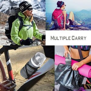 T Shirt Water Bag With Carabiner 500ml 6