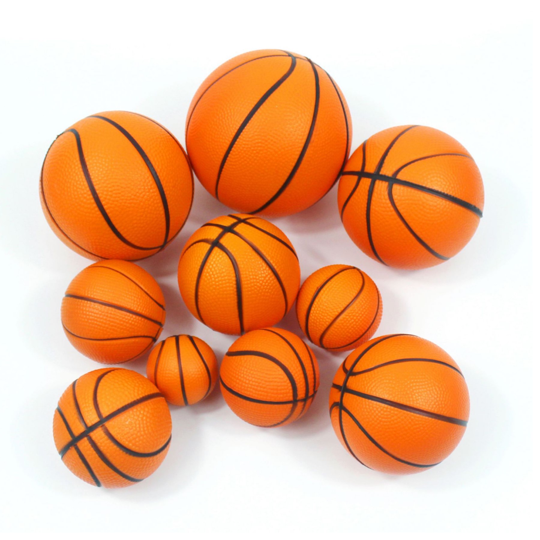 Mini Basketball Shaped Foam Stress Reliever Ball (direct import) 2