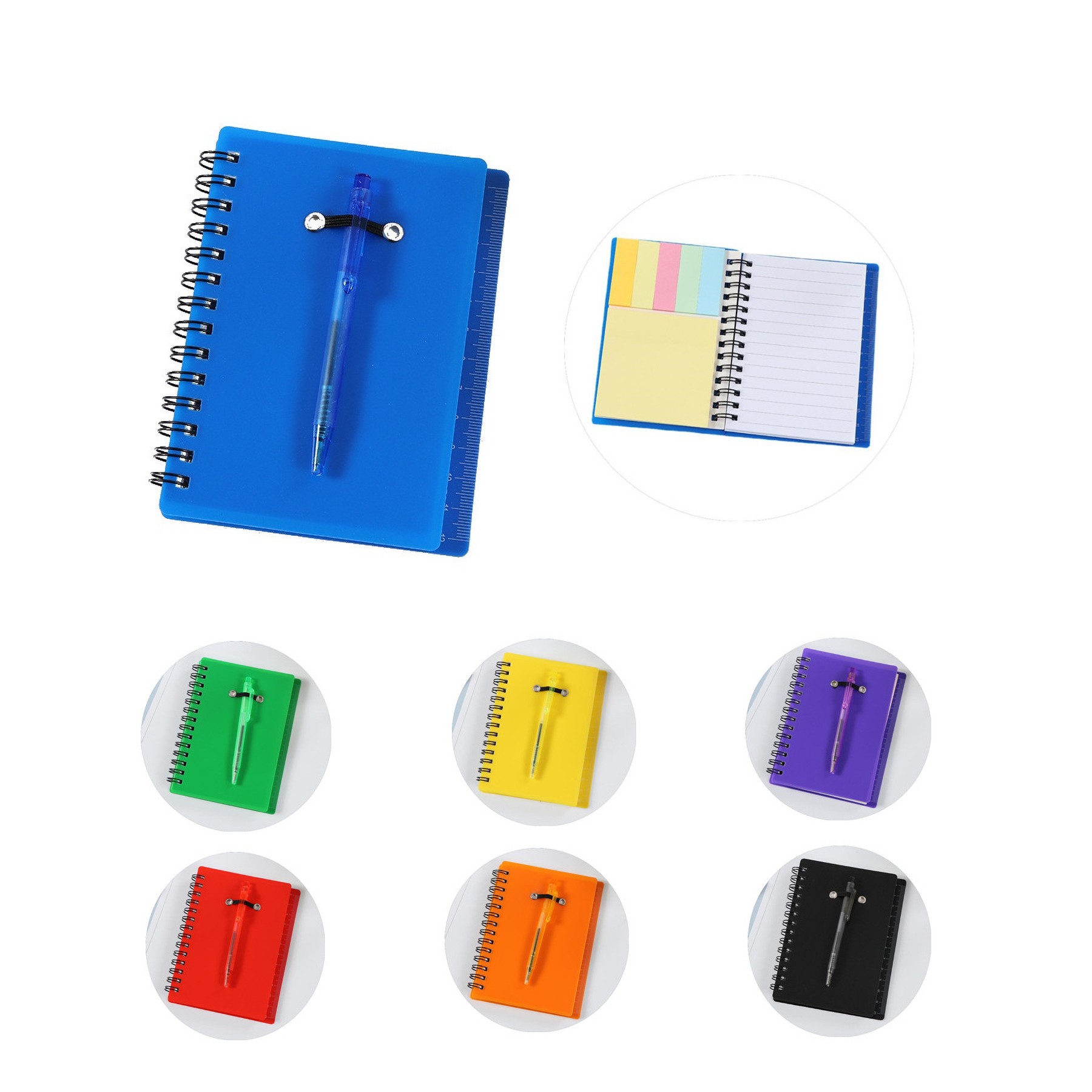 Spiral Ruled Notebook With Pen 2