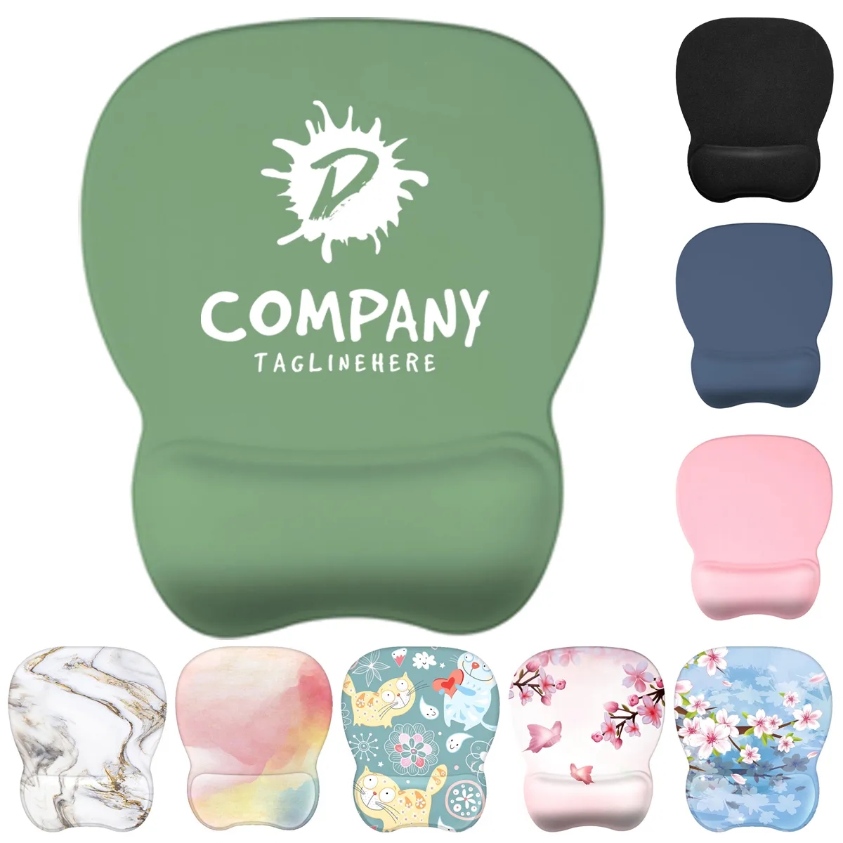 Custom Durable Ergonomic Wrist Rest Comfortable Mousepad 1