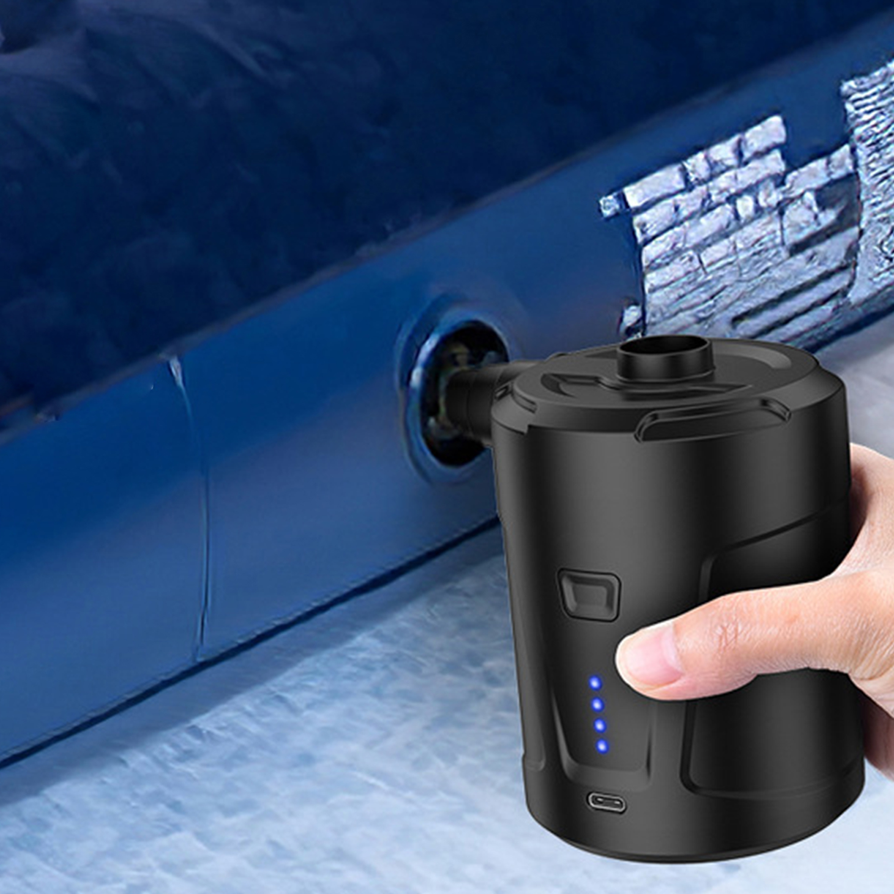 Abs Outdoor Electric Portable Inflation Pump 4