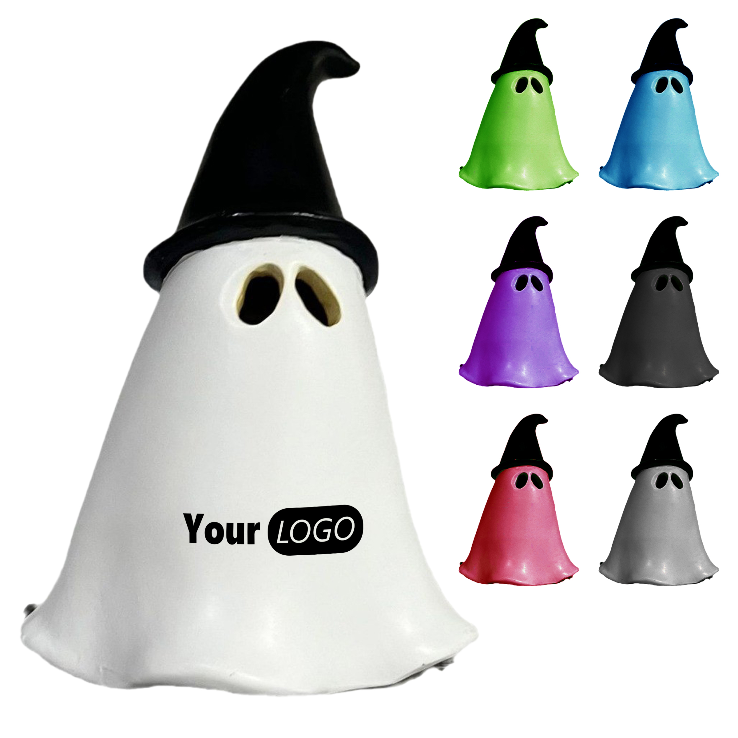 Resin Ghost Incense Burner With Pumpkin And Witch Hat ?C Halloween Fright And Fragrance 3