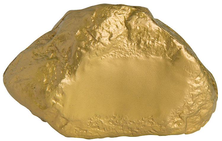 Rock (Gold) Stress Reliever 2
