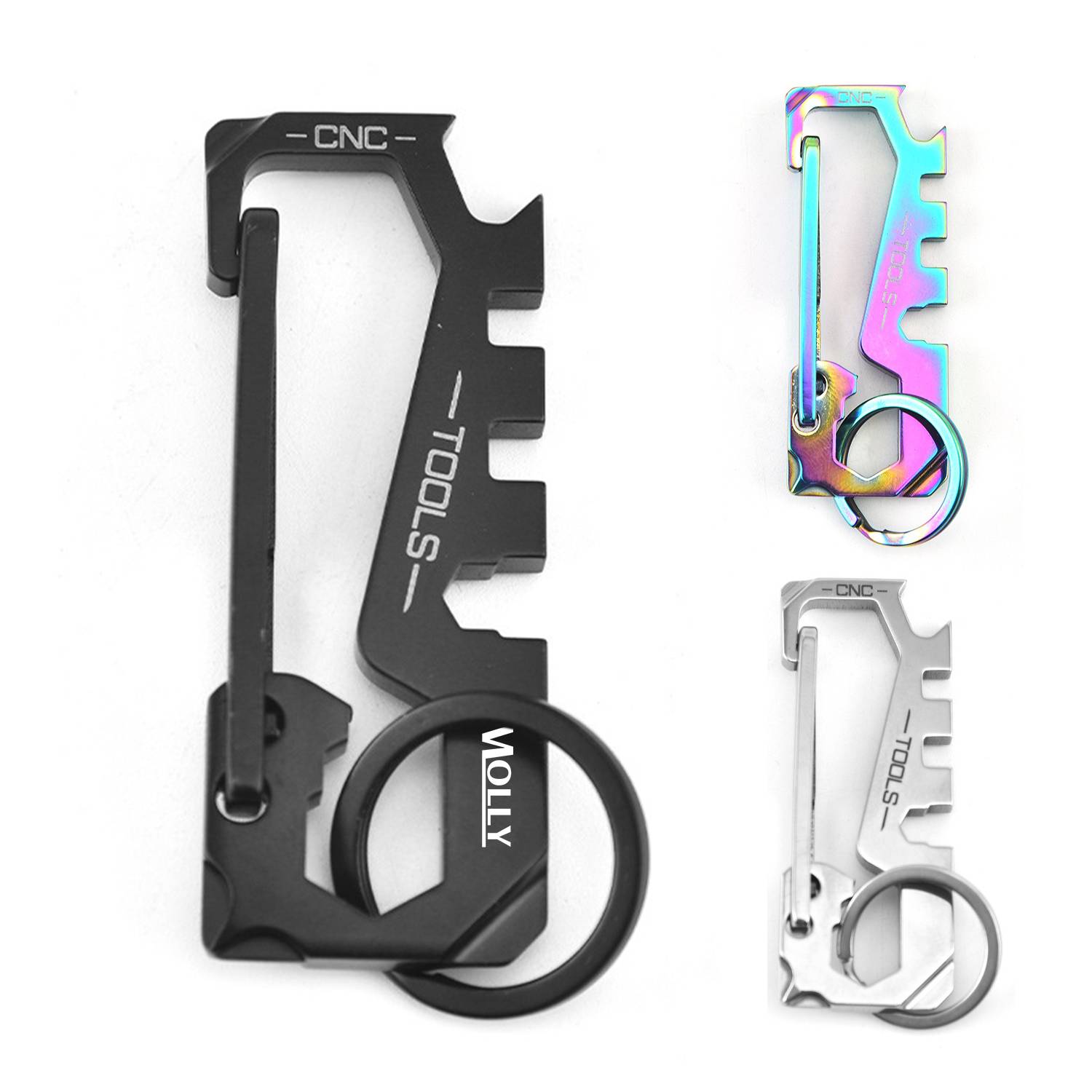 Multifunction Stainless Steel Keychain 2