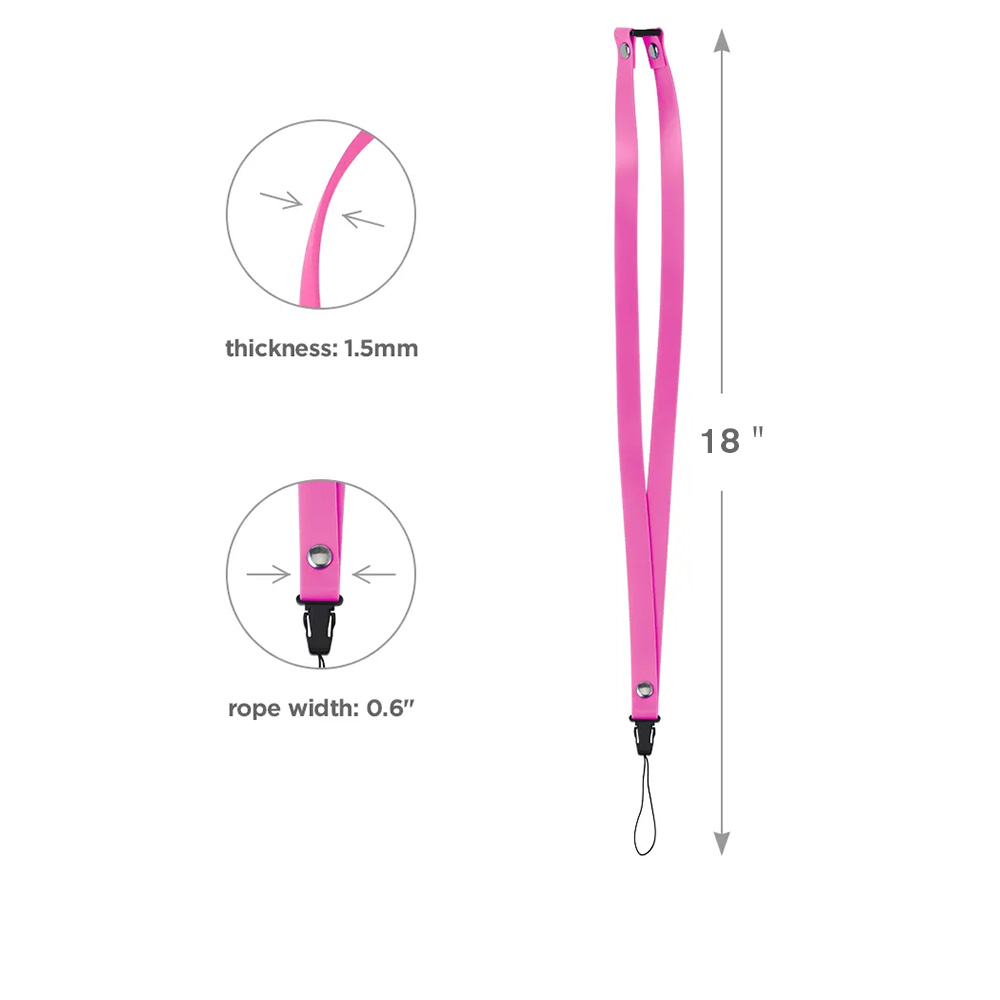 Silicone Lanyards With Safety Breakaway for Phone 5