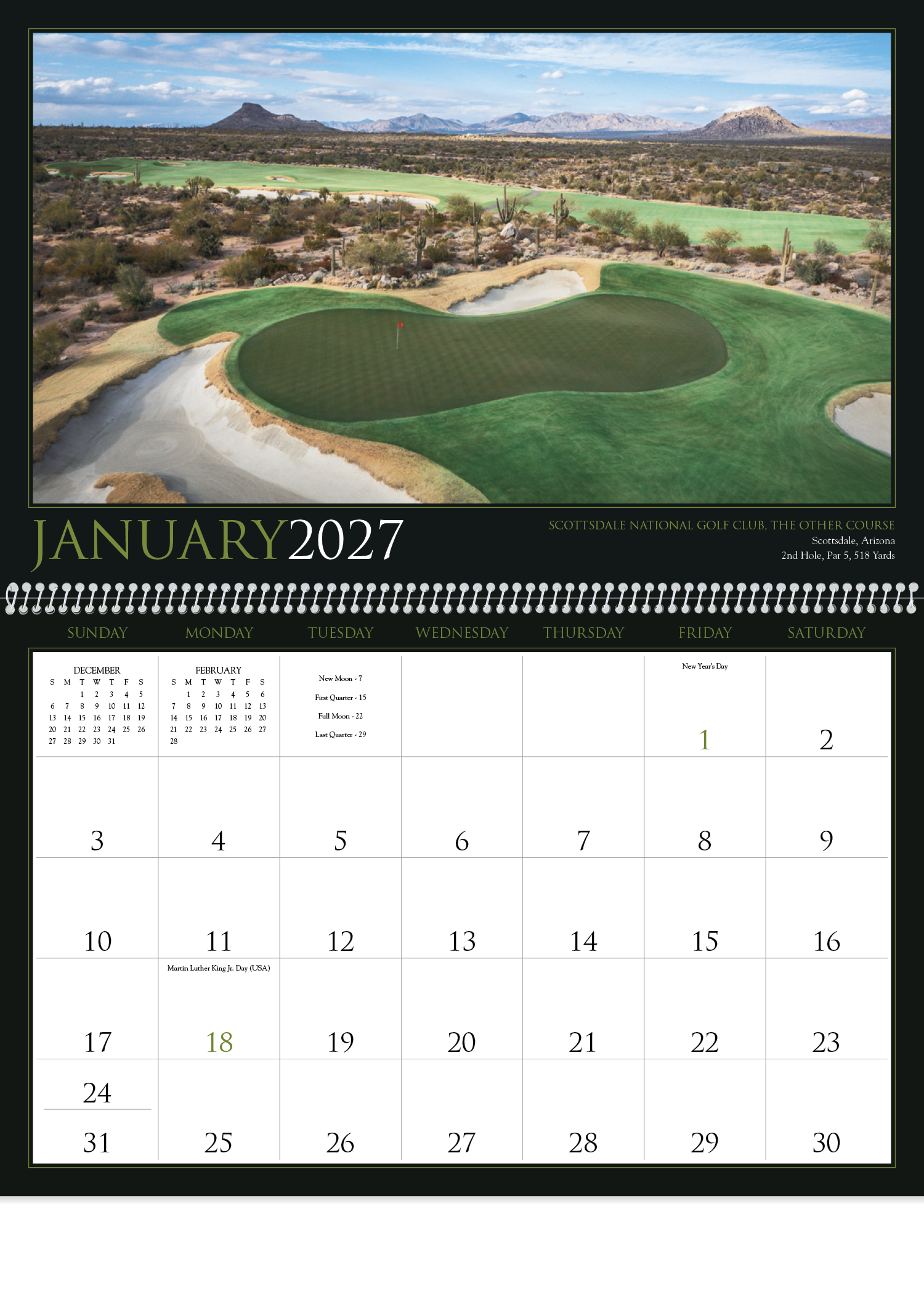 Triumph® Calendars Golf America Calendar 54