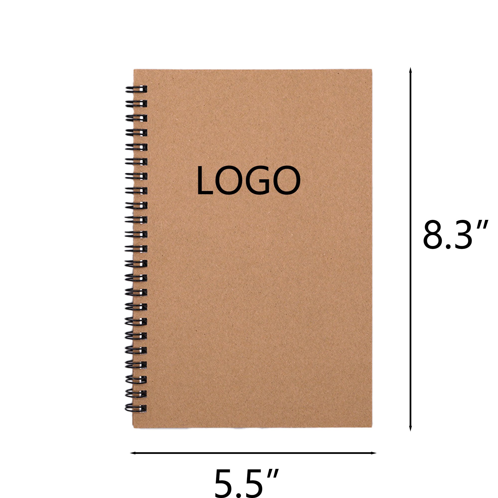 A5 Kraft Paper Coil Notebook 5