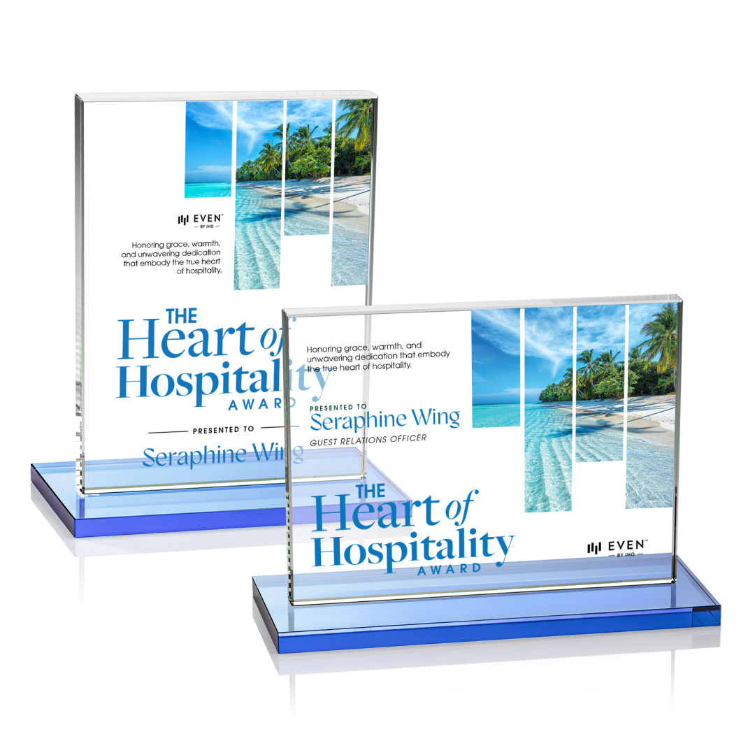 Emperor VividPrint™ Award - Sky Blue (Horiz)