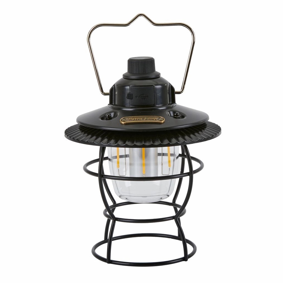 Retro Outdoor Camping Light & Picnic Lantern with Power Bank 11