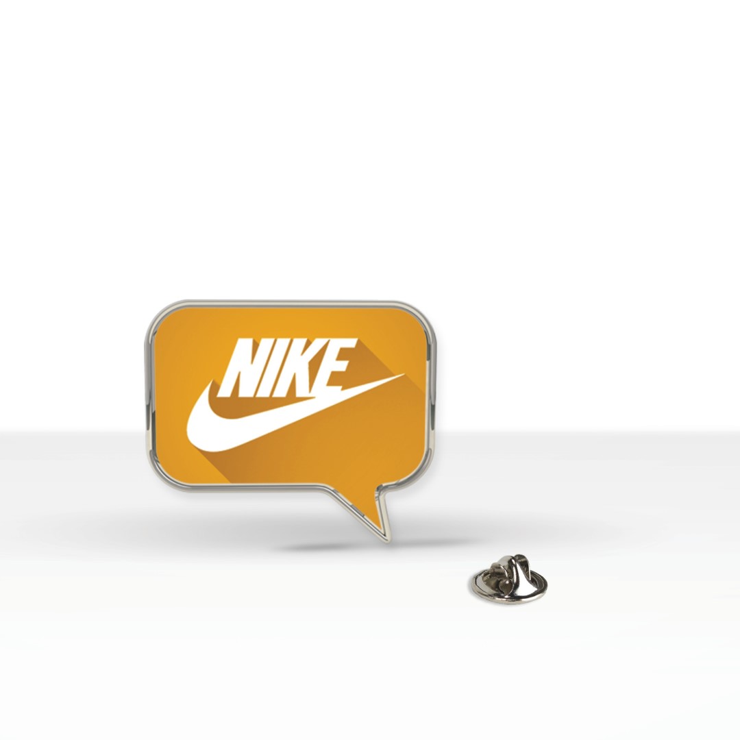 Express Lapel Pin Rectangle Speech Bubble (1 x 0.875 in) 1