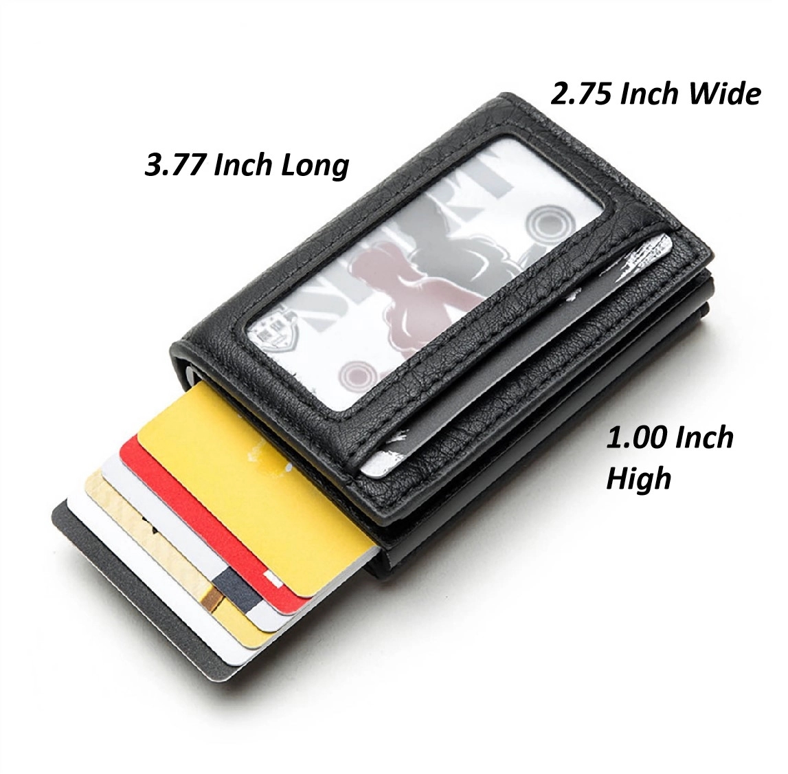 Slim RFID Wallets for Men Genuine Leather Front Pocket 8
