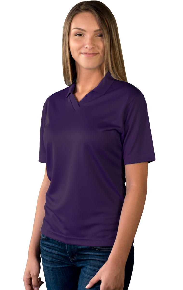 Ladies' Wicking V-Neck Polo 2