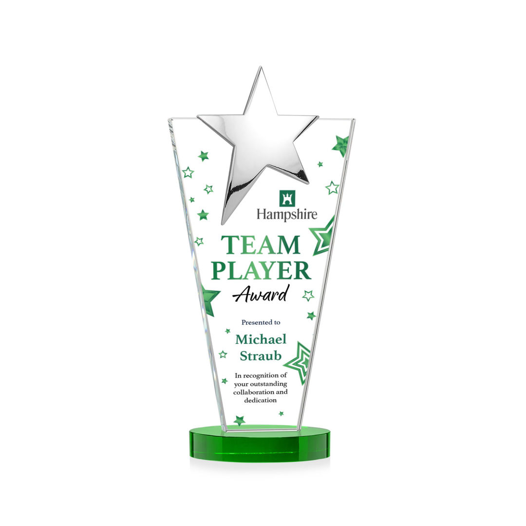 Mantella Chrome Star VividPrint™ Award - Green 2
