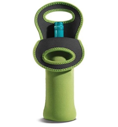 iBank ® 1-Bottle Neoprene Wine Carrier Tote Bag, Bottle Holder 3