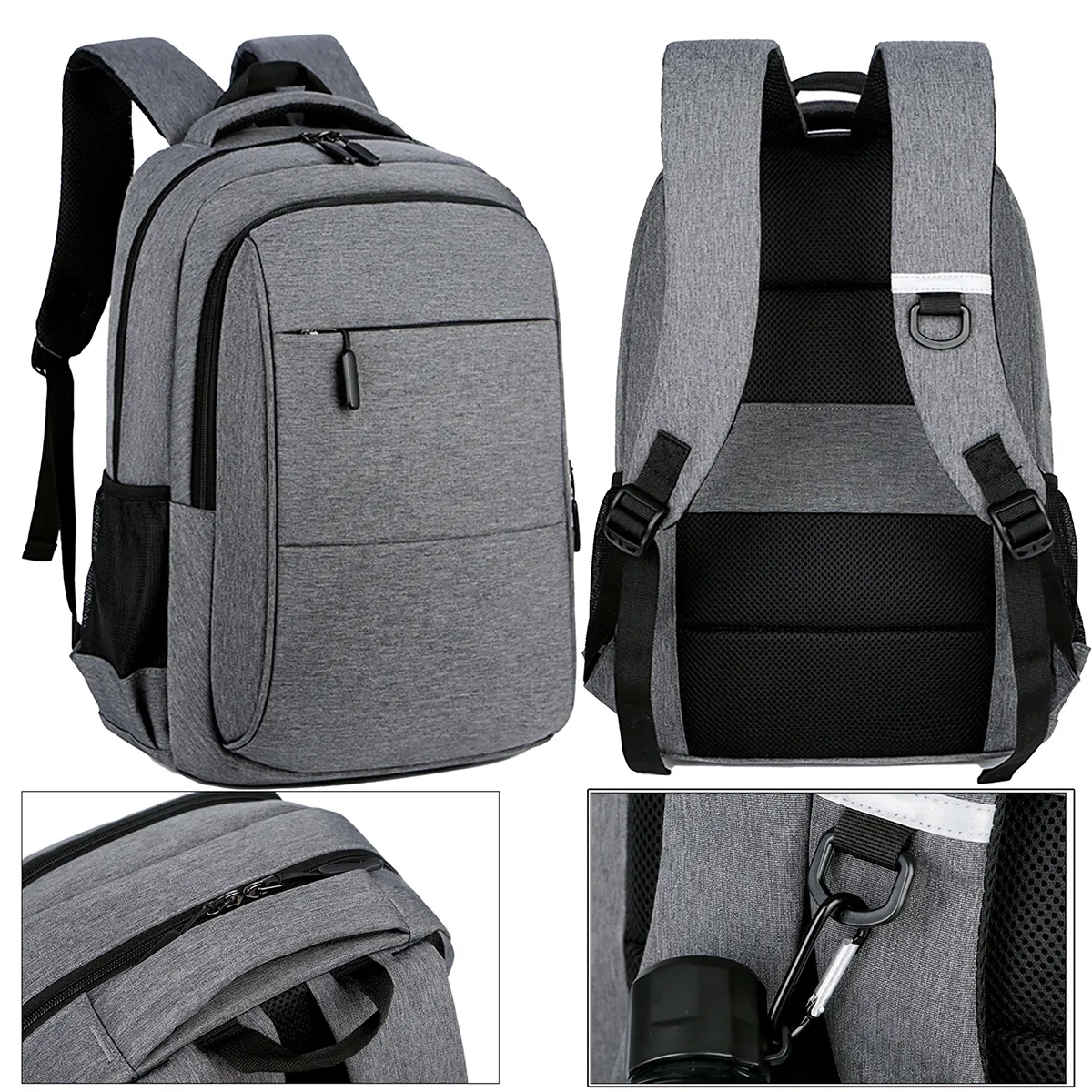 Durable Business Travel Laptop Backpack With USB Charging 6