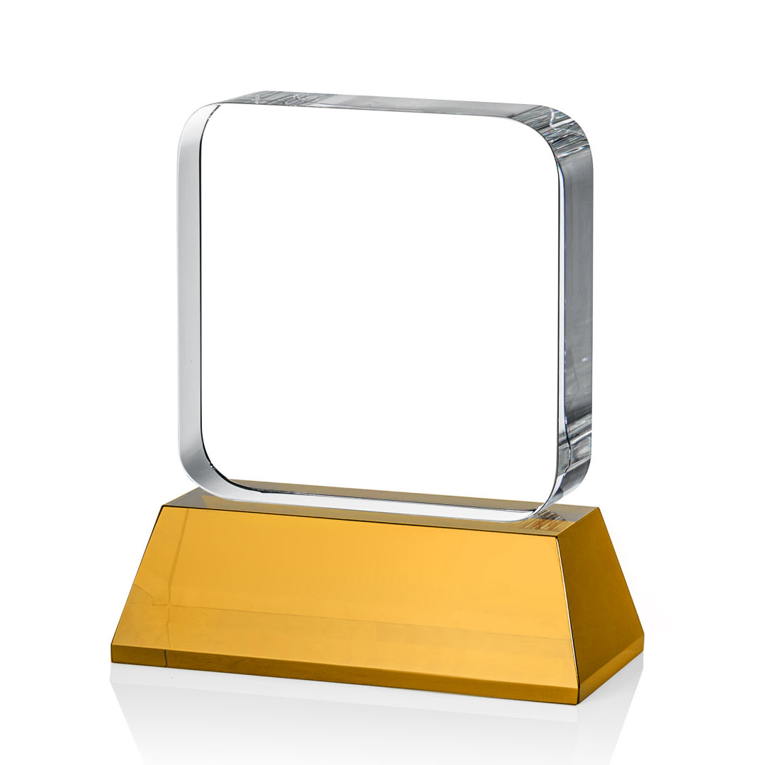Flamborough VividPrint™ Award on Base - Amber 11