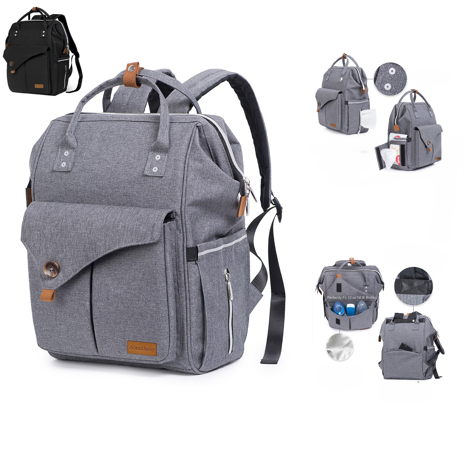 Versatile Diaper Bag Backpack 2