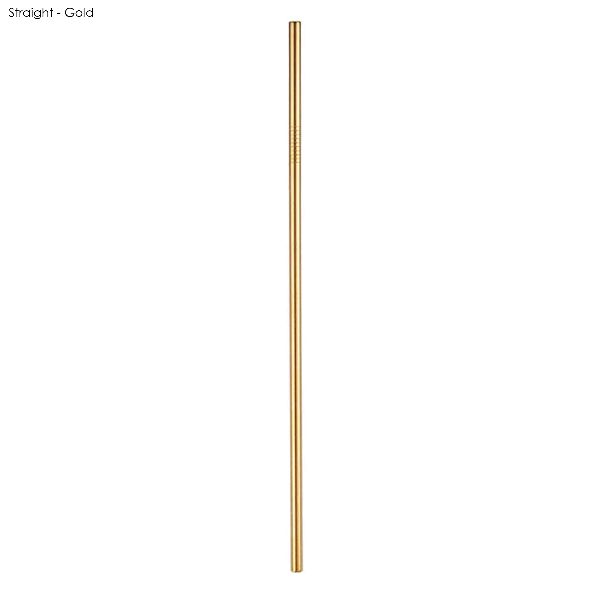 Stainless Steel Straw 6MM x 215MM - Colour 12