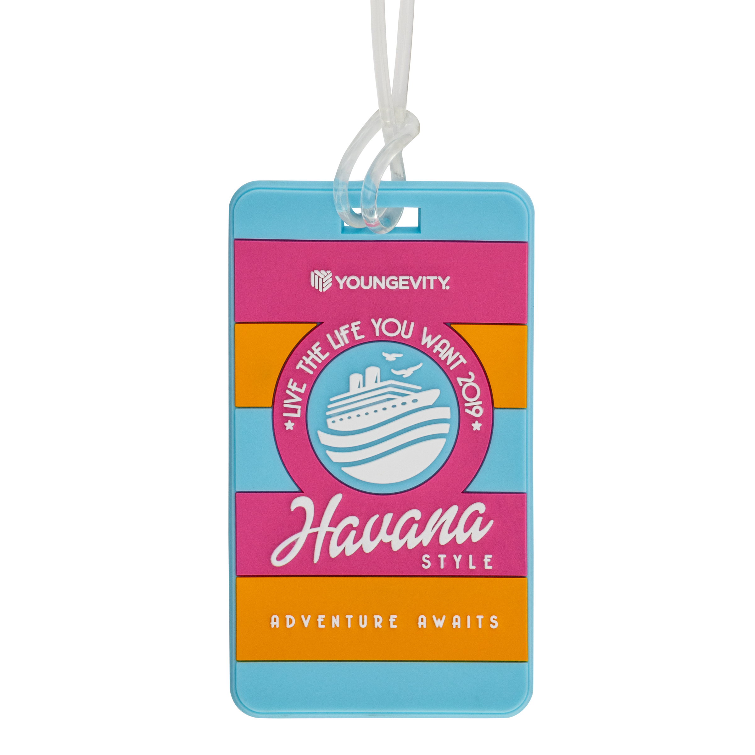 Custom PVC Luggage Tags (Write-on Back) 2