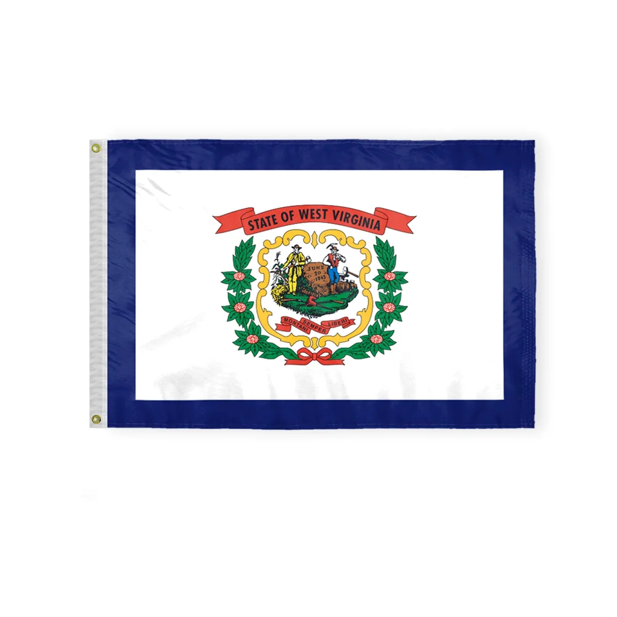 12"x18" to 8'x12' West Virginia Nylon Flags 7