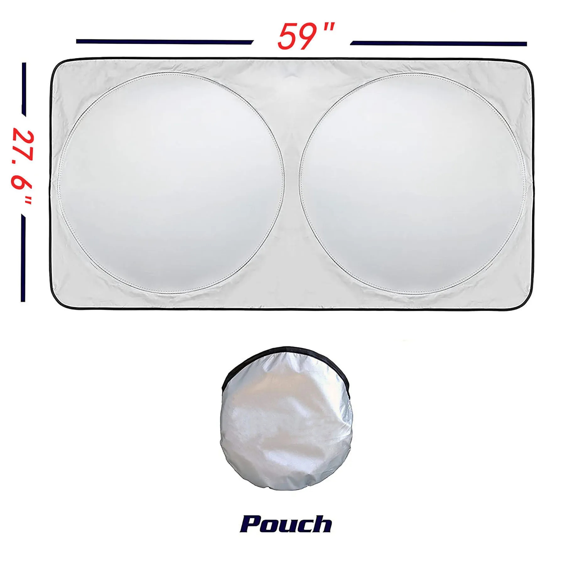 Double Circle Car Sun Shade 2