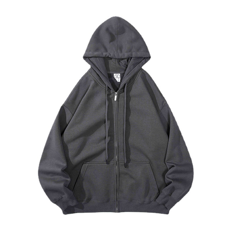 Adult Cotton/Polyester Zipped Fleece Hoodie 9