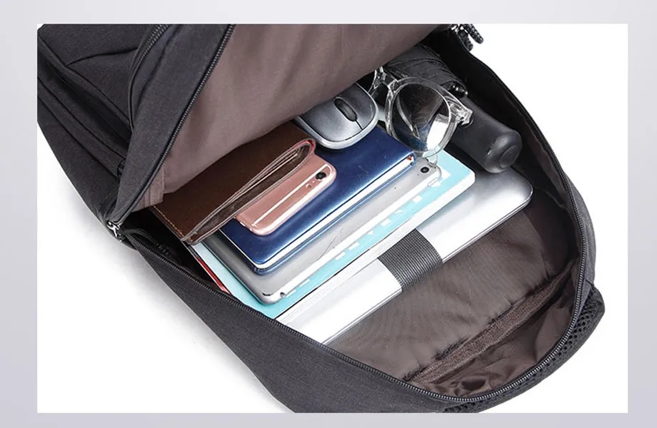 Waterproof Business Casual Laptop Backpacks with USB Port 8
