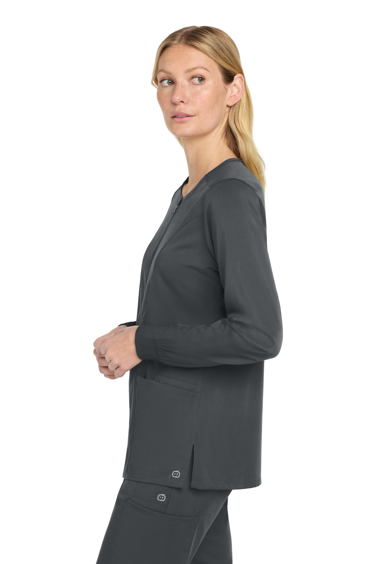 Wink Women's Premiere Flex Full-Zip Scrub Jacket WW4088 59
