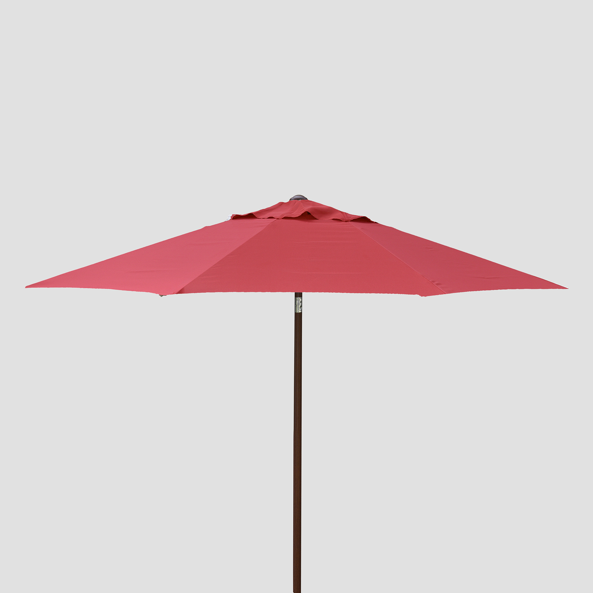 9' Wood Look Market Umbrella