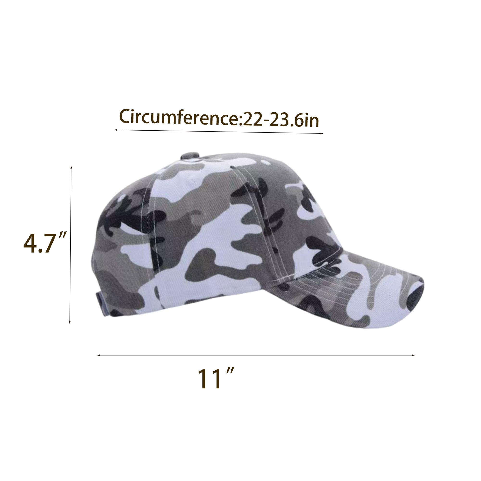 6 Panel Camouflage Baseball Cap 3
