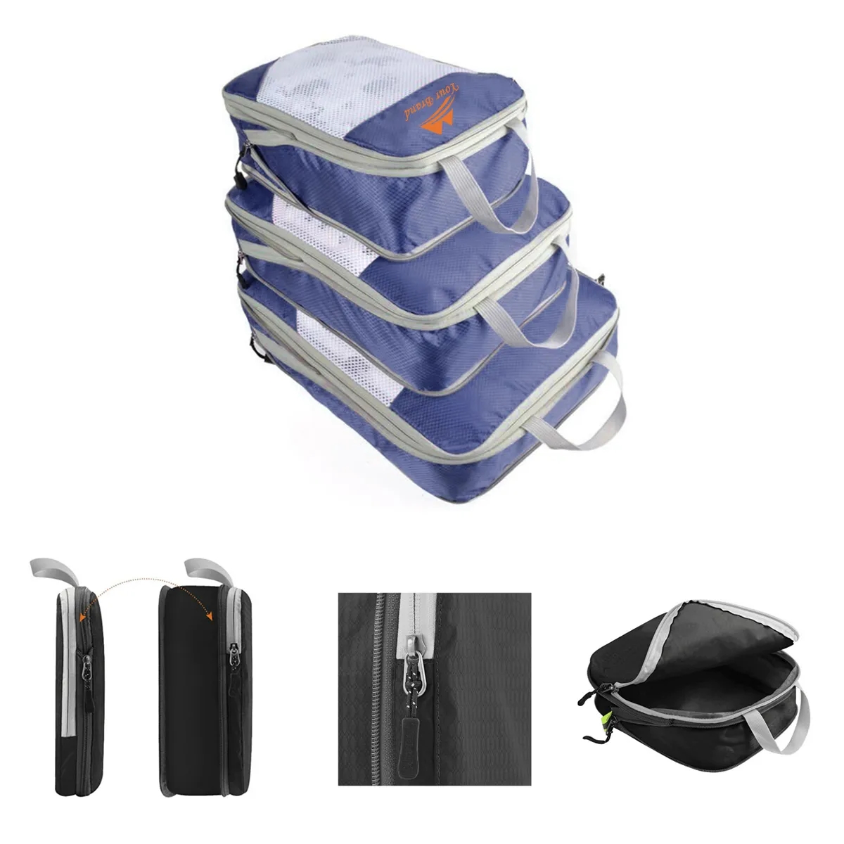3 Pieces Travel Waterproof Packing Cube 2